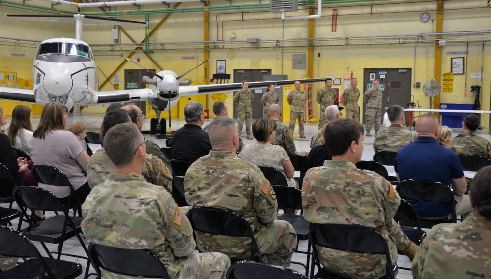 New York Army National Guard C-12 Detachment recognized during deployment farewell