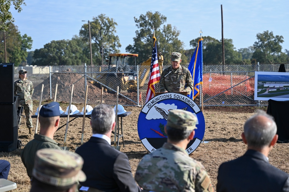 Barksdale hosts ground breaking for Weapons Generation Facility