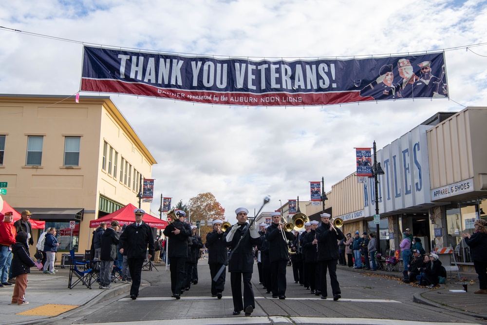 Navy Region Northwest Sailors Participate in Auburn's 57th Annual Veterans Day Parade