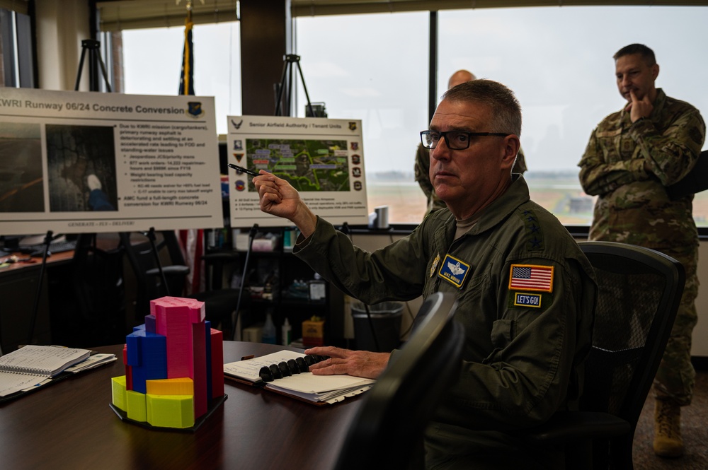 AMC command team sees lethality, resilience on display at 305th Air Mobility Wing