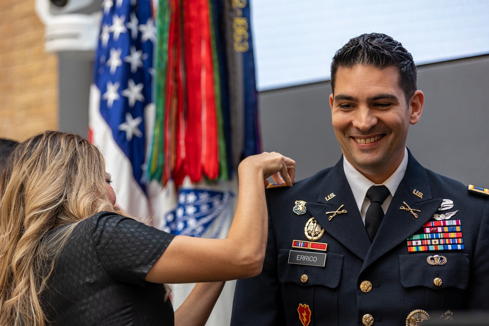 LTC Errico &amp; MAJ Zuniga Promotion Ceremony