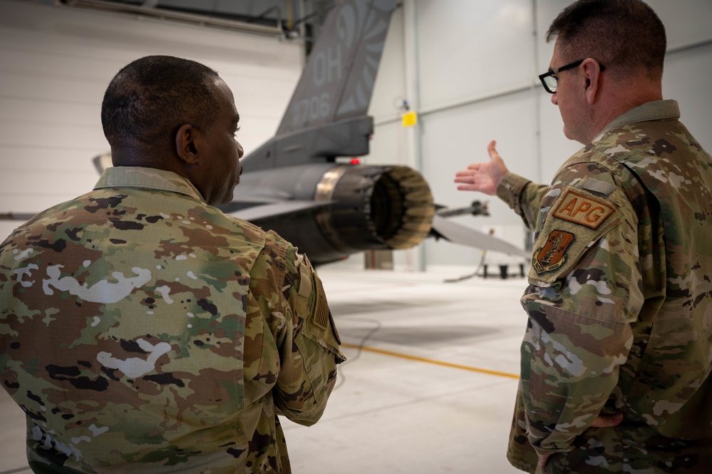 ANG Command Chief visits Ohio Airmen