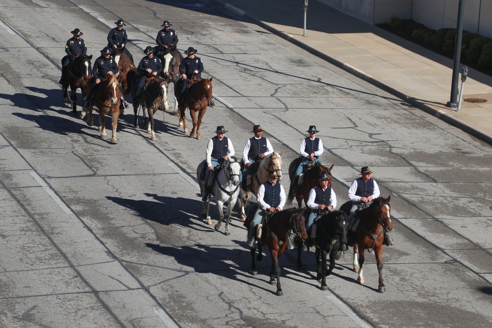 1st Infantry Division CGMCG Visits Wichita, Kansas to Partake in a Veteran’s Day Parade