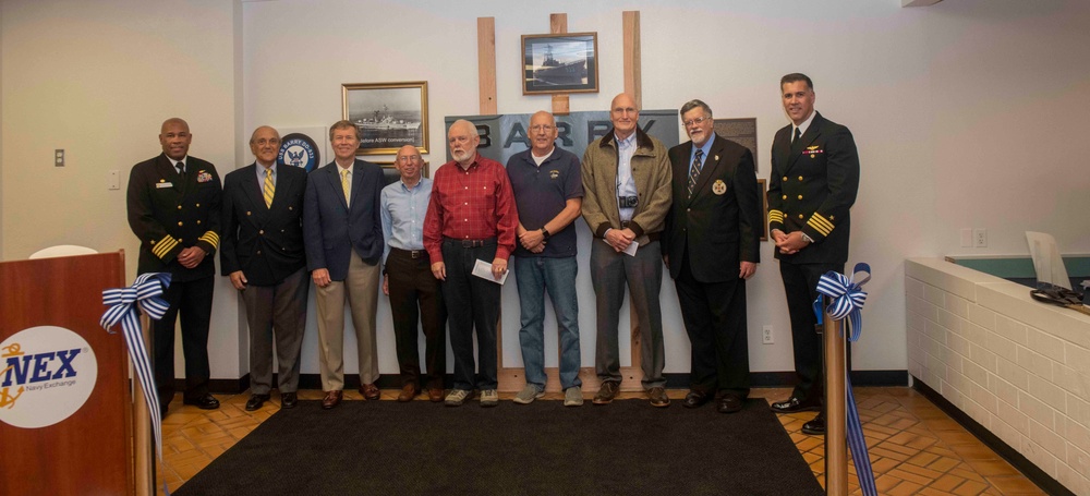 USS Barry Stern Nameplate Dedication