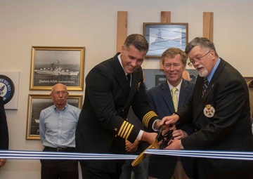 USS Barry Stern Nameplate Dedication