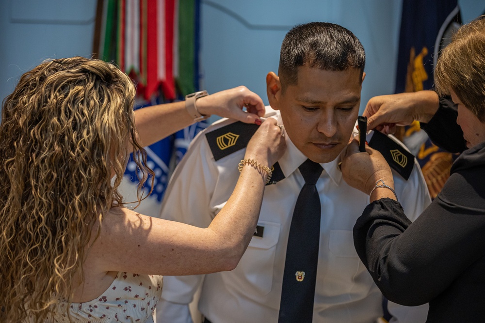 Master Sergeant Jose P. Mendoza Promotion