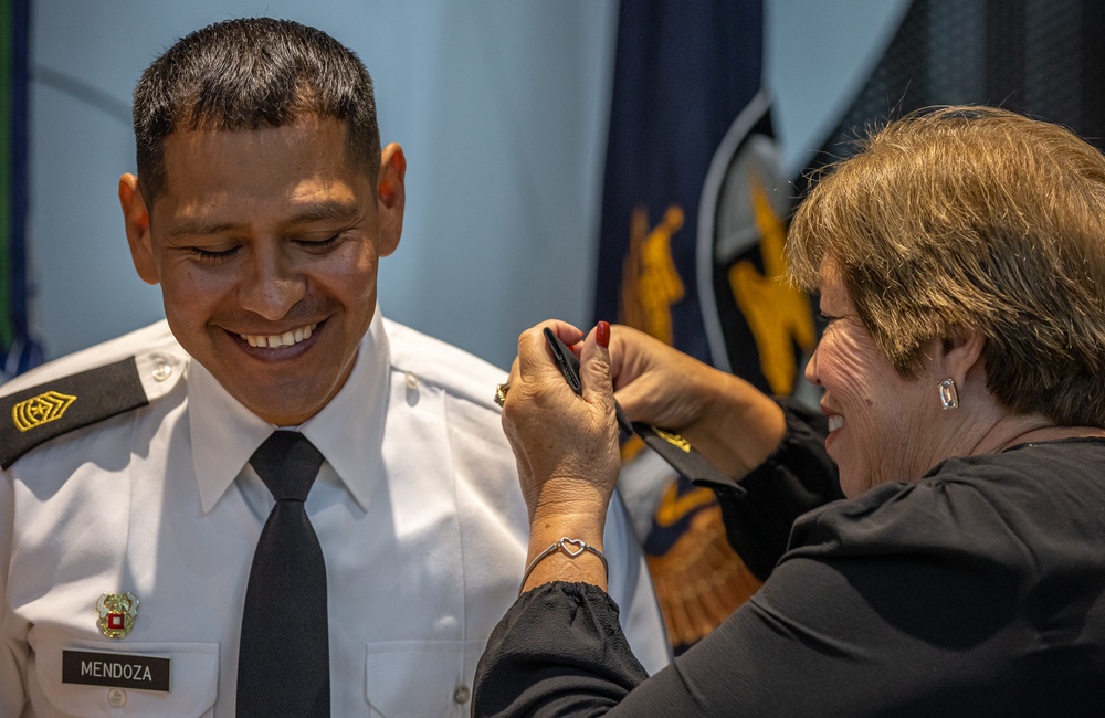 Master Sergeant Jose P. Mendoza Promotion