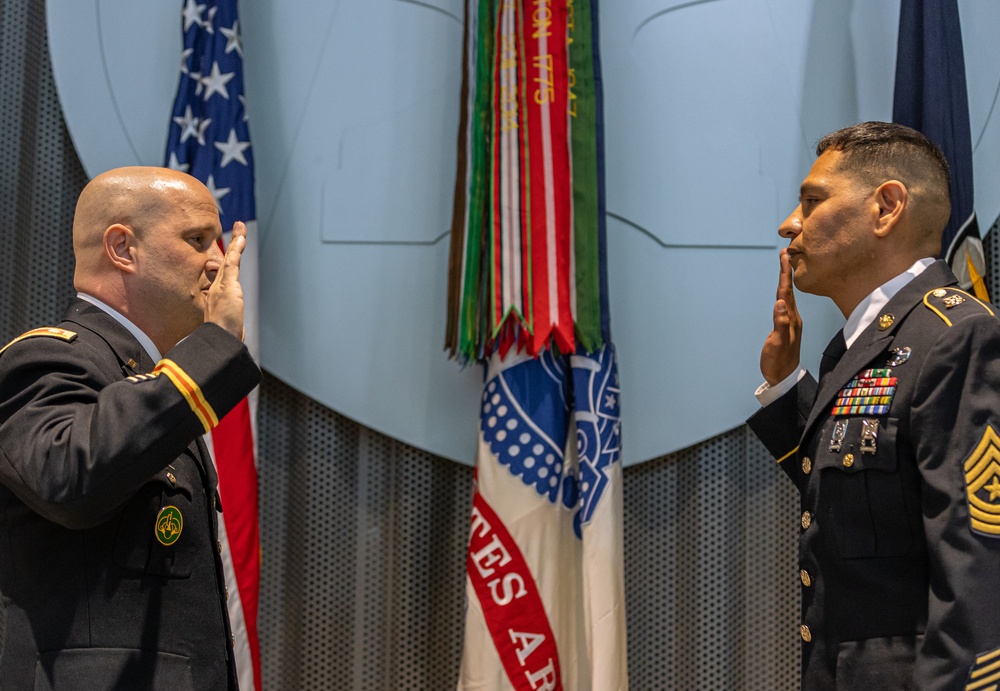 Master Sergeant Jose P. Mendoza Promotion