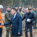 Minister of National Defense of Poland and United States Ambassador for Poland visit 33rd Air Base Groundbreaking Ceremony