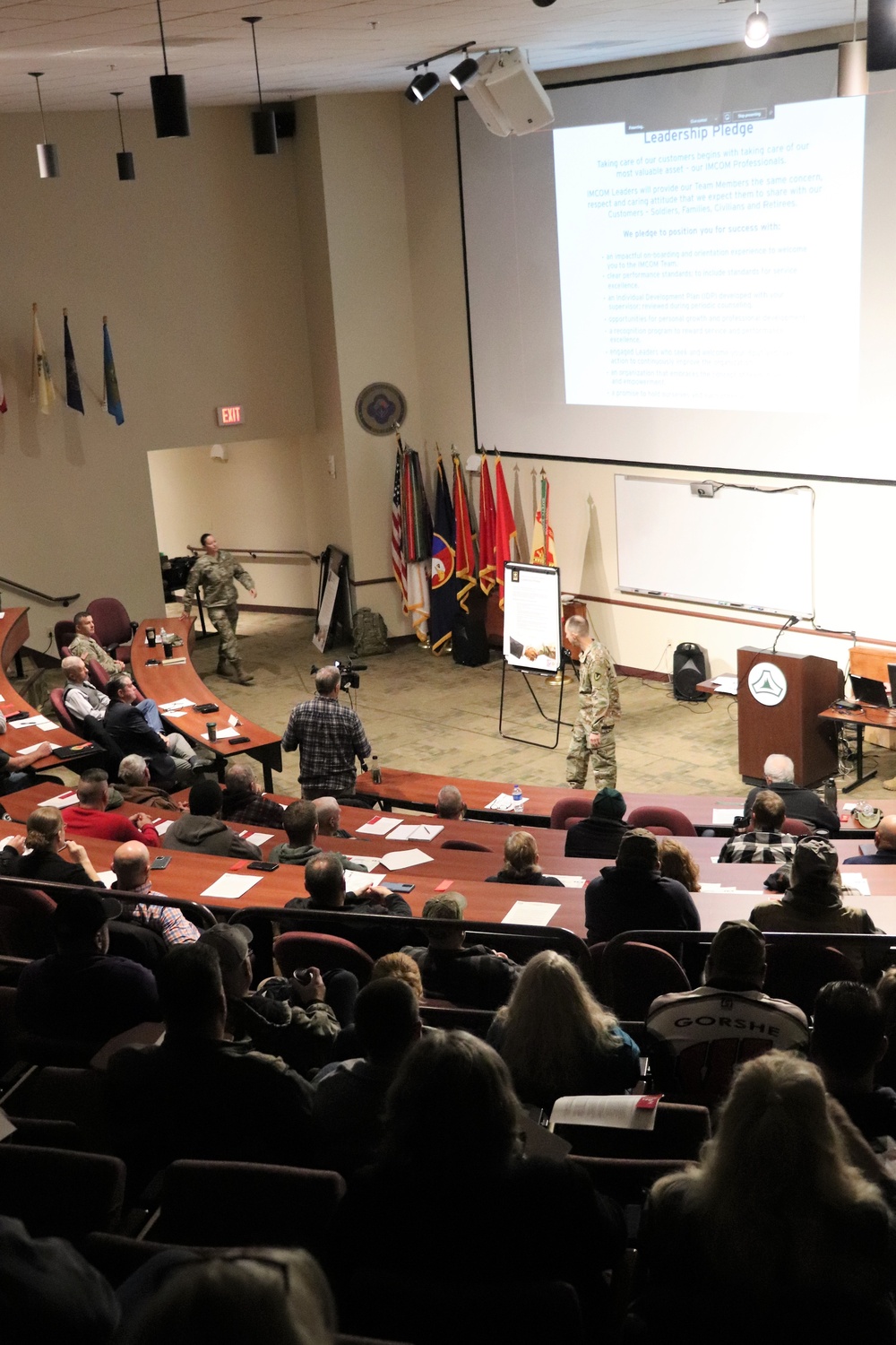 Fort McCoy Garrison commander holds town hall to review climate survey, first 90 days