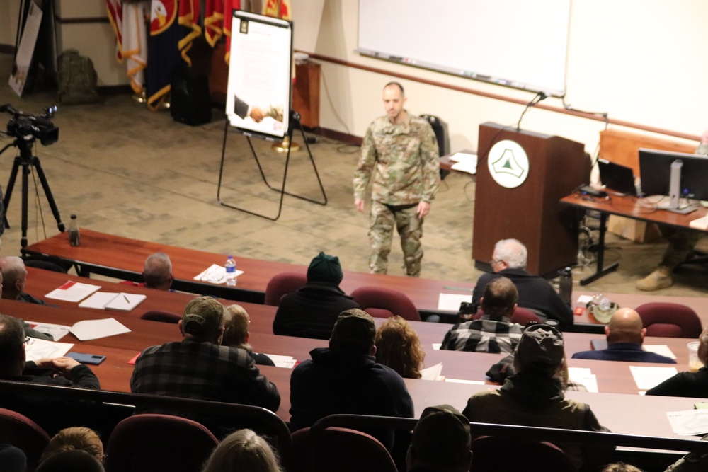 Fort McCoy Garrison commander holds town hall to review climate survey, first 90 days