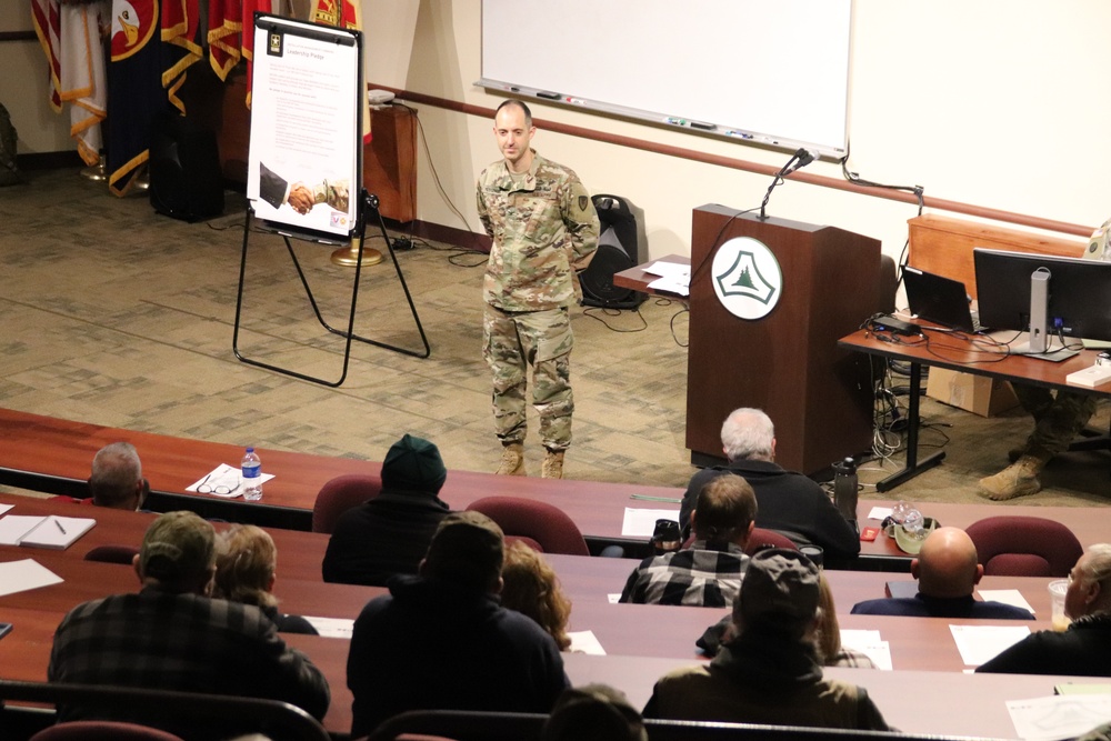 Fort McCoy Garrison commander holds town hall to review climate survey, first 90 days