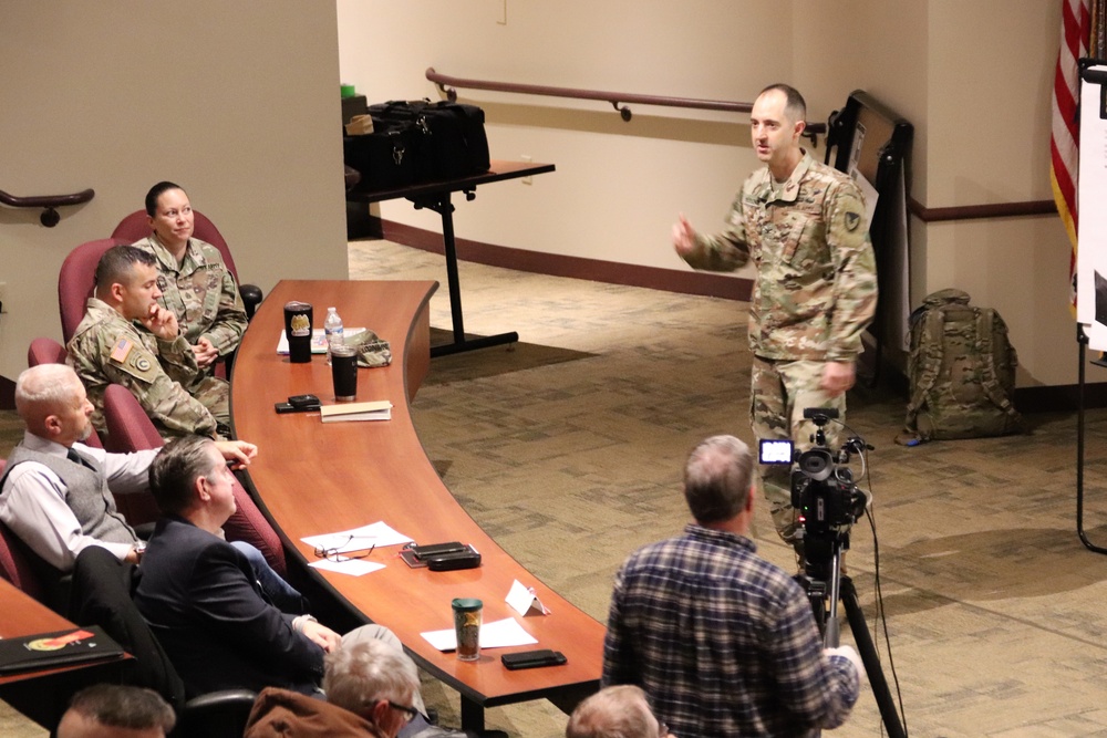 Fort McCoy Garrison commander holds town hall to review climate survey, first 90 days