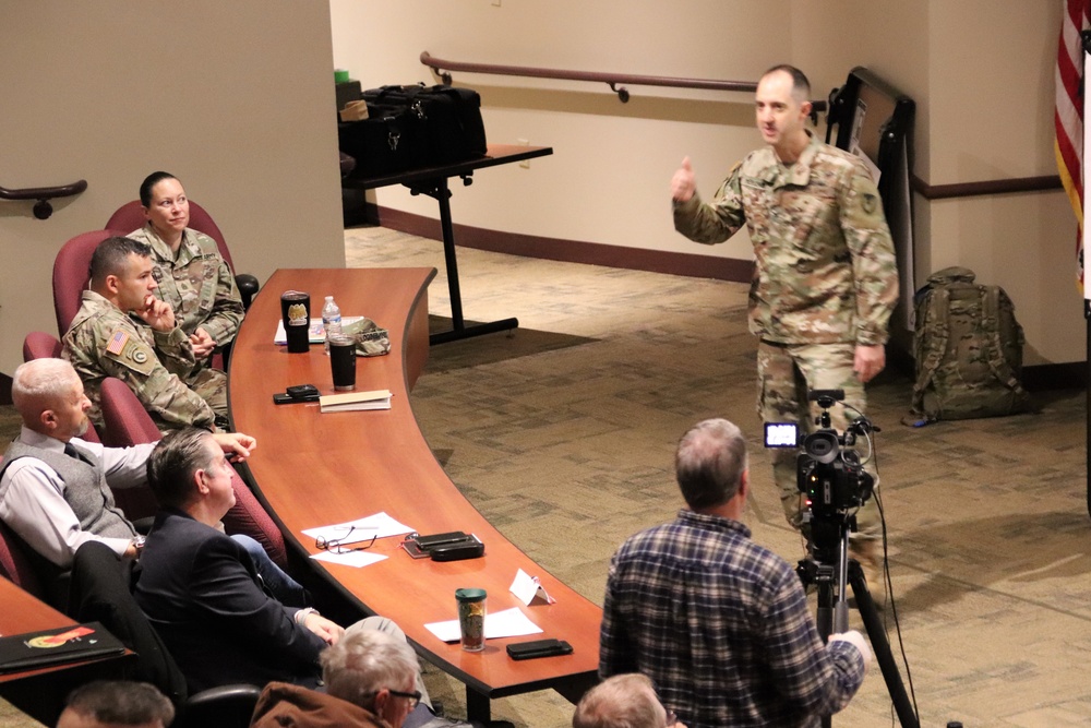 Fort McCoy Garrison commander holds town hall to review climate survey, first 90 days