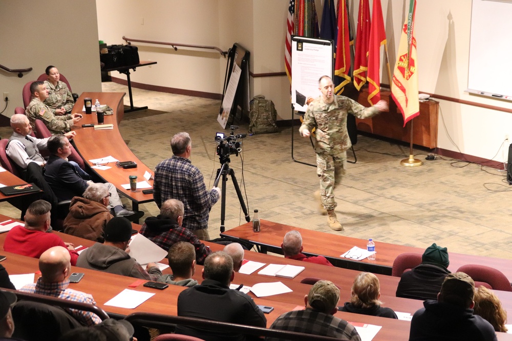 Fort McCoy Garrison commander holds town hall to review climate survey, first 90 days