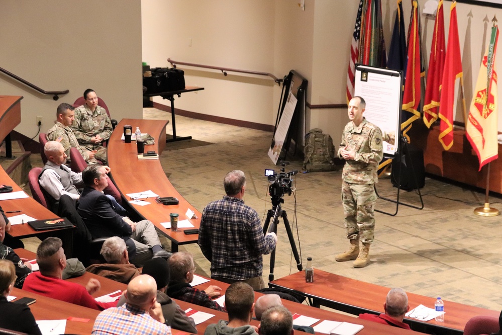 Fort McCoy Garrison commander holds town hall to review climate survey, first 90 days