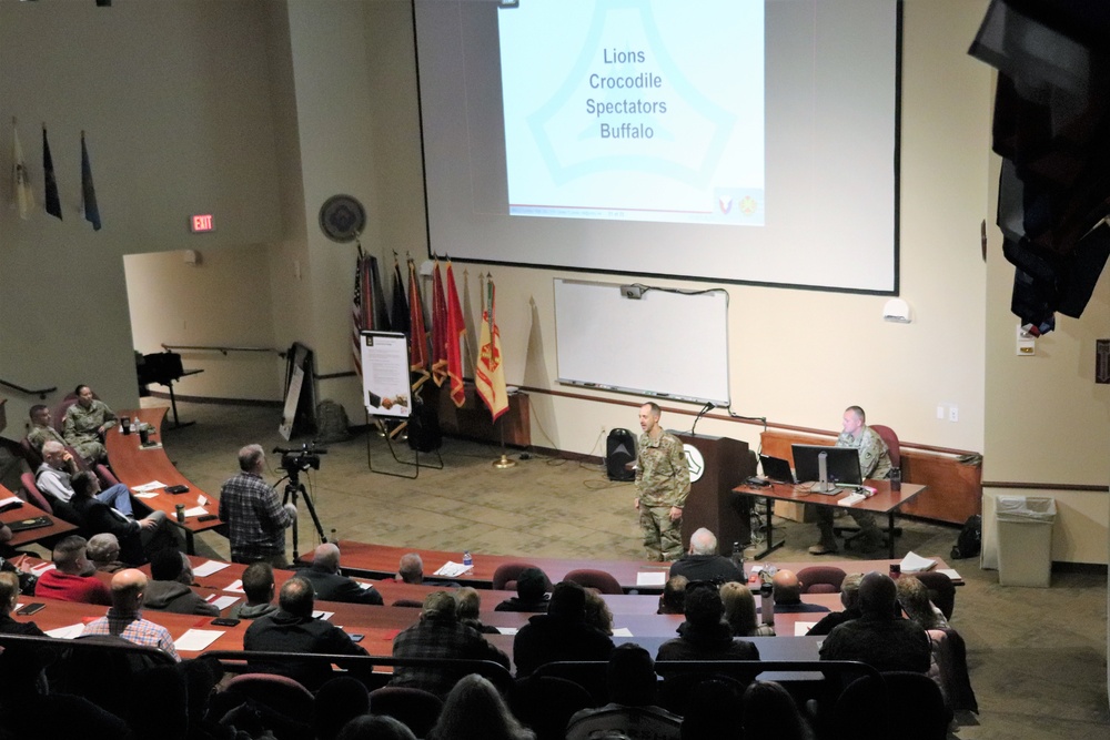 Fort McCoy Garrison commander holds town hall to review climate survey, first 90 days