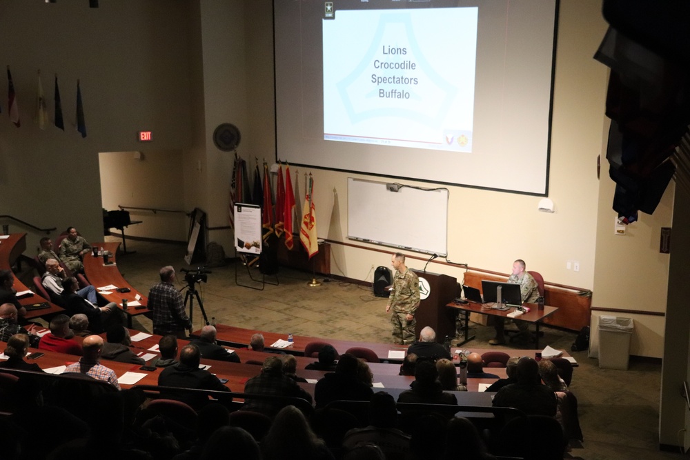 Fort McCoy Garrison commander holds town hall to review climate survey, first 90 days