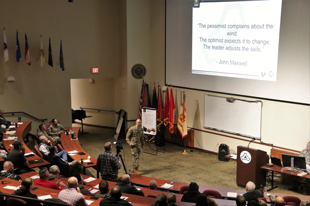 Fort McCoy Garrison commander holds town hall to review climate survey, first 90 days