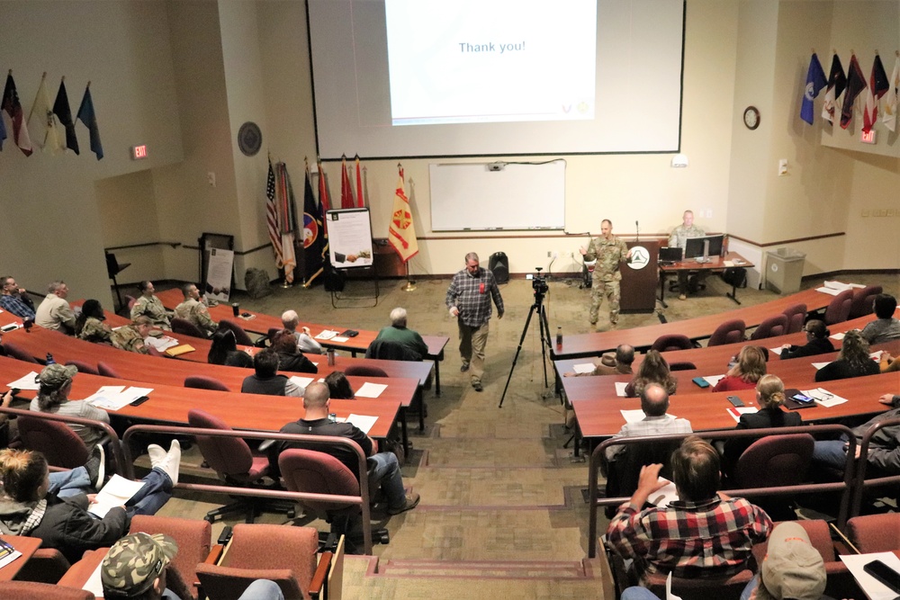 Fort McCoy Garrison commander holds town hall to review climate survey, first 90 days