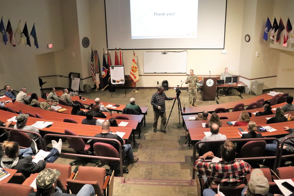 Fort McCoy Garrison commander holds town hall to review climate survey, first 90 days