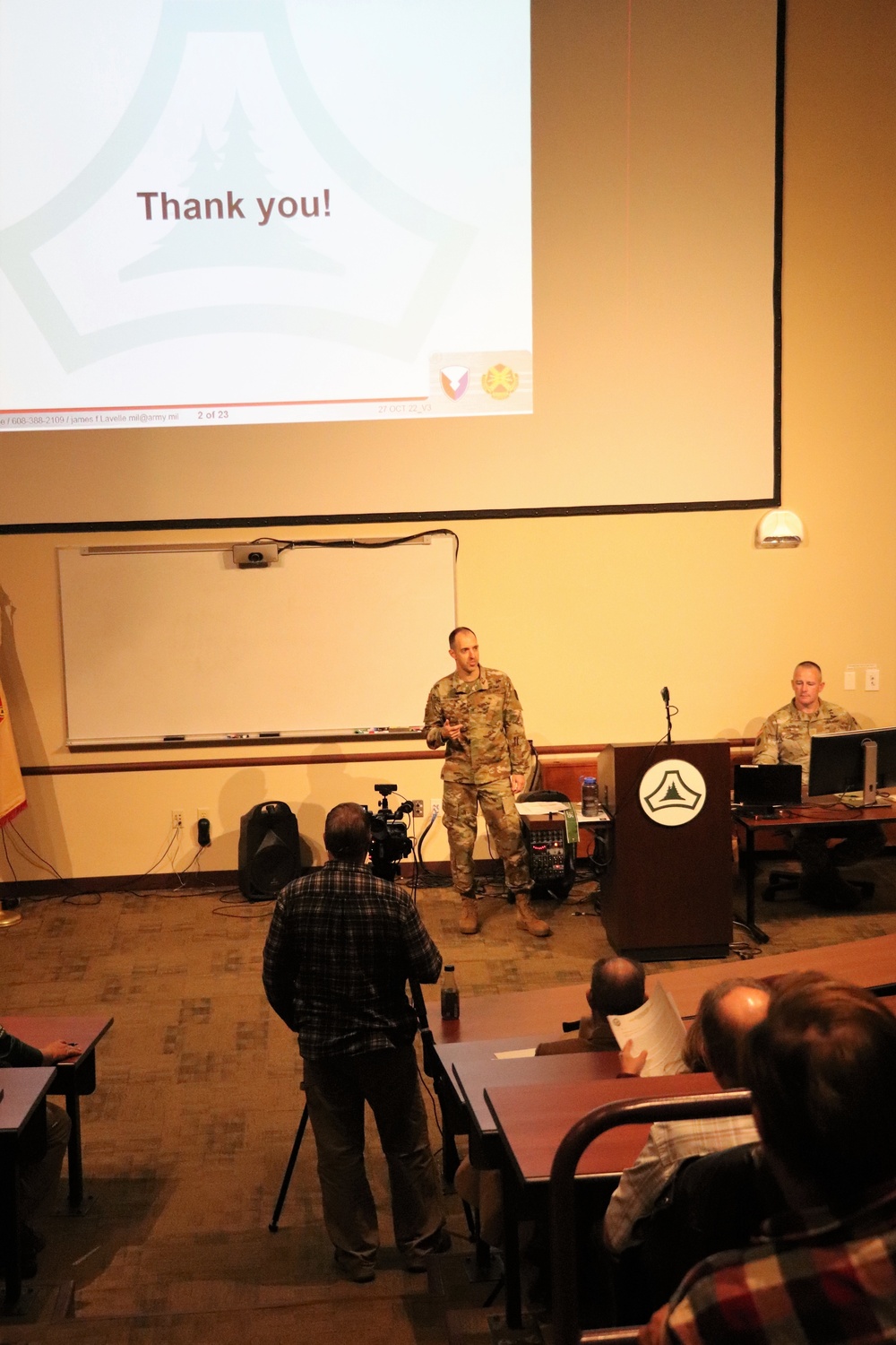 Fort McCoy Garrison commander holds town hall to review climate survey, first 90 days