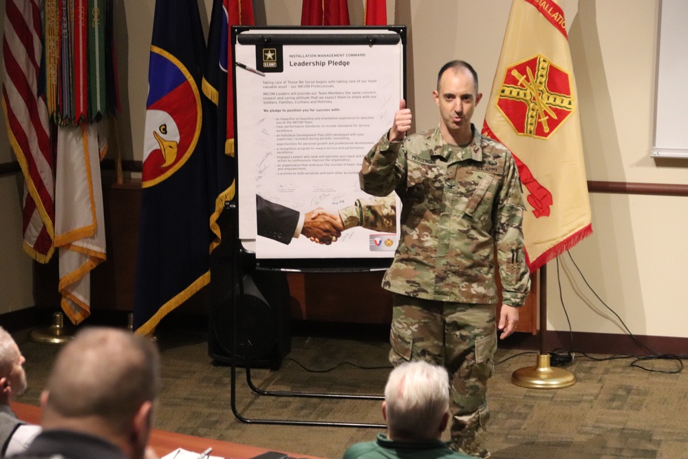 Fort McCoy Garrison commander holds town hall to review climate survey, first 90 days