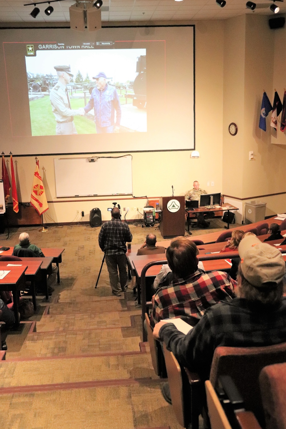 Fort McCoy Garrison commander holds town hall to review climate survey, first 90 days