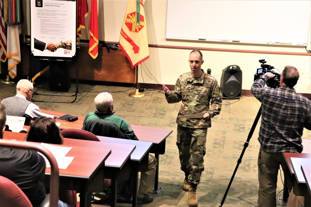 Fort McCoy Garrison commander holds town hall to review climate survey, first 90 days