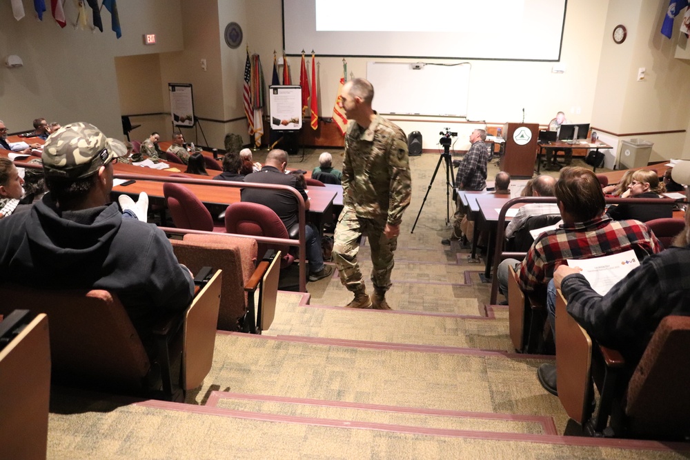 Fort McCoy Garrison commander holds town hall to review climate survey, first 90 days