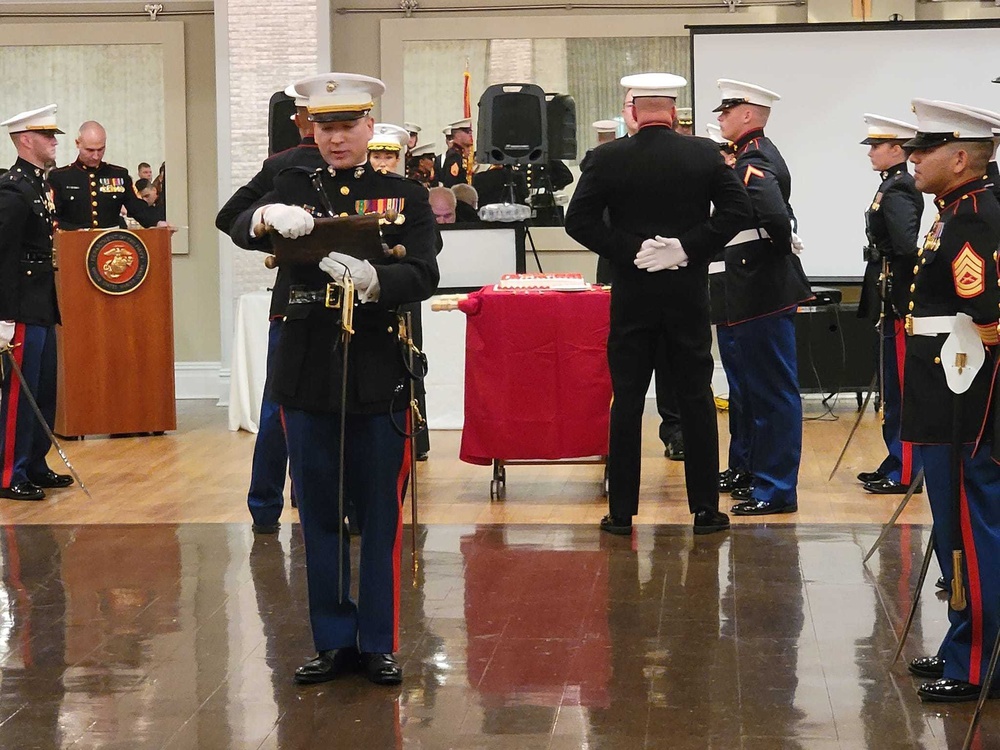 Marine Detachment Newport Hosts 247th Marine Corps Birthday Ball