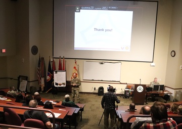 Fort McCoy Garrison commander holds town hall to review climate survey, first 90 days