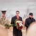 MSGs participate in a commemorative flower laying ceremony in Latvia