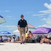 The Blue Angels perform over Pensacola Beach, Florida.