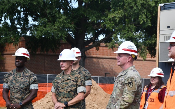 Swing Space groundbreaking