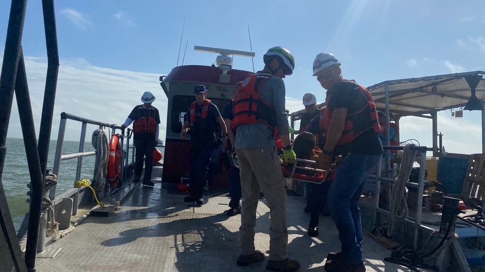 Coast Guard, good Samaritans rescue 3 after vessel fire near Galveston, Texas