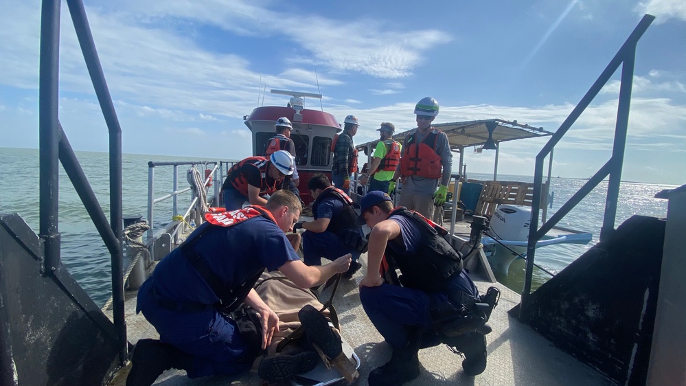 Coast Guard, good Samaritans rescue 3 after vessel fire near Galveston, Texas