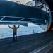 USS Ronald Reagan (CVN 76) conducts replenishment-at-sea