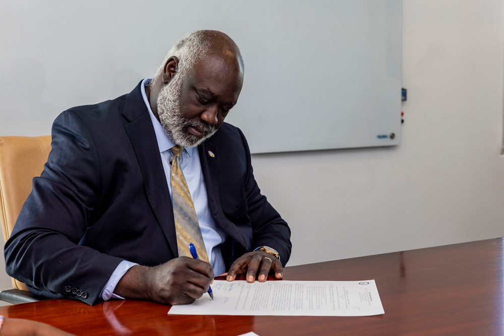 Marine Corps Base Quantico and Prince William County Intergovernmental Support Agreement Amendment Signing