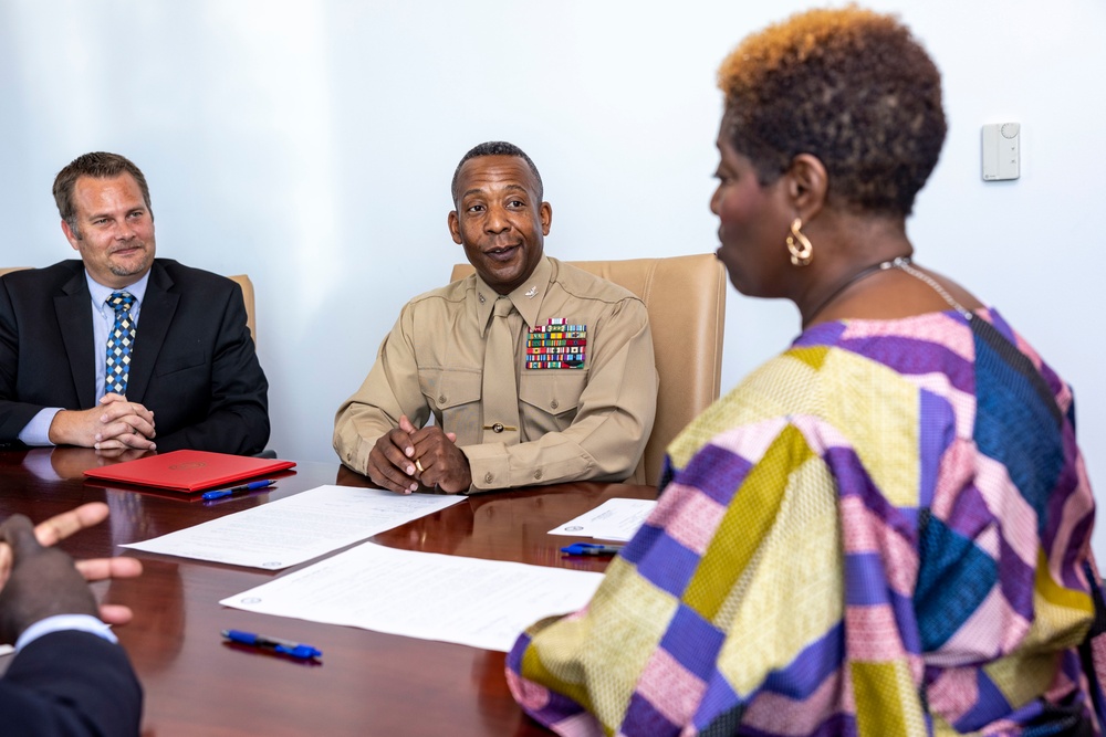 Marine Corps Base Quantico and Prince William County Intergovernmental Support Agreement Amendment Signing