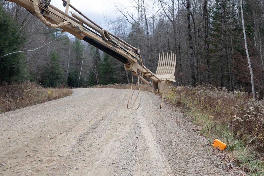 Vermont Engineers Train Route Clearance and Vehicle Familiarization