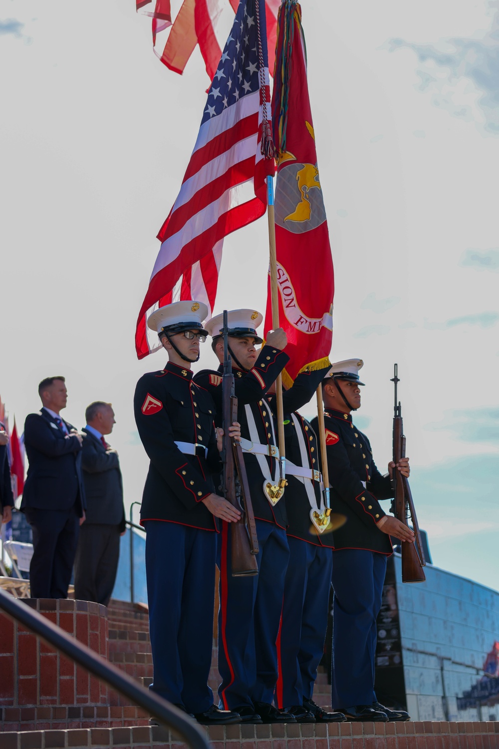 Marines pay tribute to Navajo Code Talkers during Veterans Day ceremony