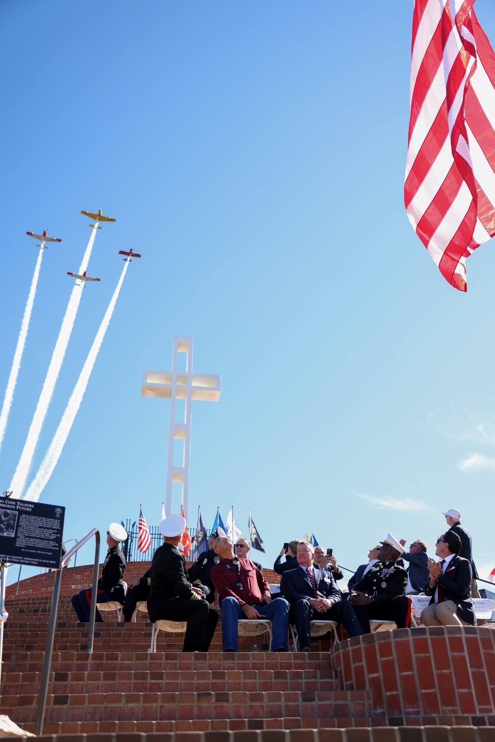 Marines pay tribute to Navajo Code Talkers during Veterans Day ceremony