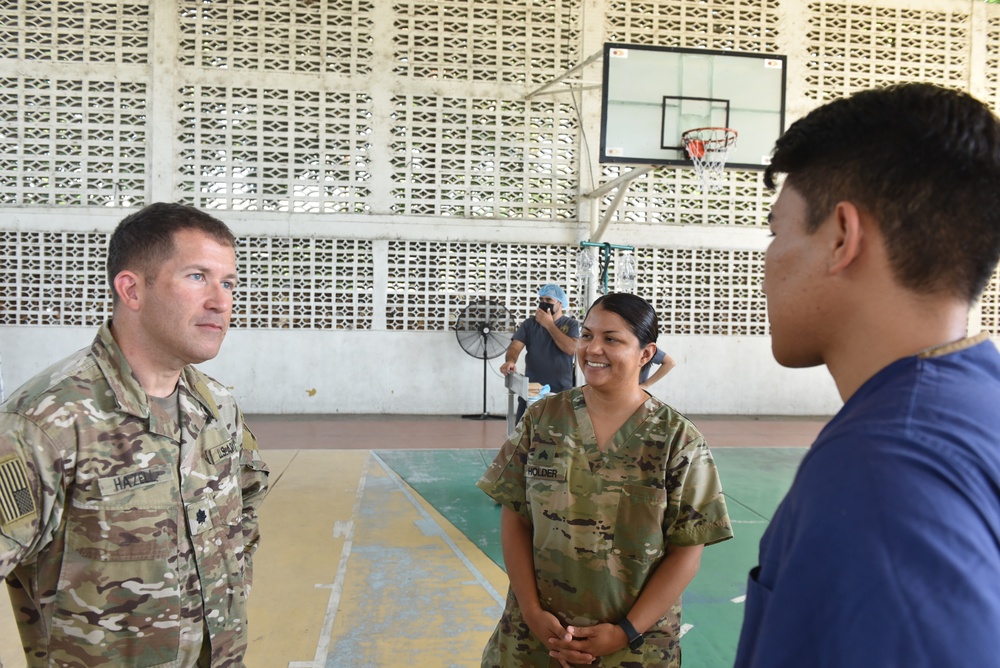 ARFOR commander visits JTF-B service members during Continuing Promise