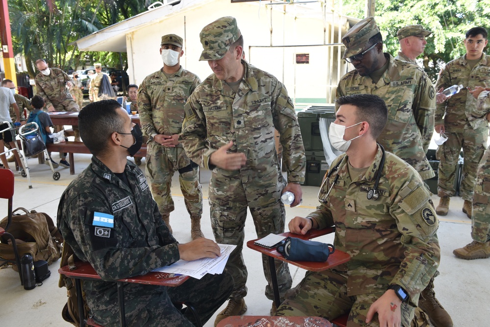 ARFOR commander visits JTF-B service members during Continuing Promise