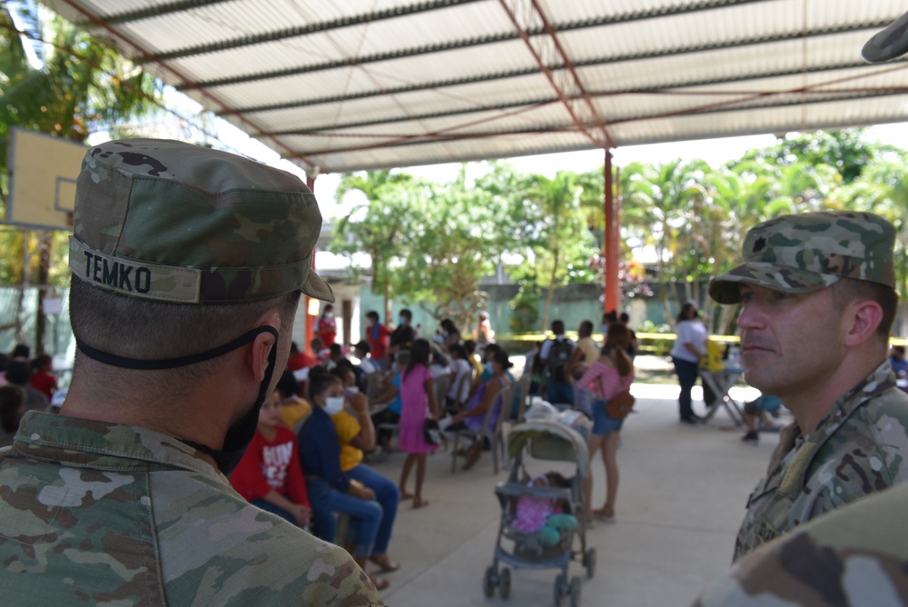 ARFOR commander visits JTF-B service members during Continuing Promise