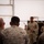 U.S. Marines critique each other during peer evaluated presentation U.S. Marines critique each other during peer evaluated presentation