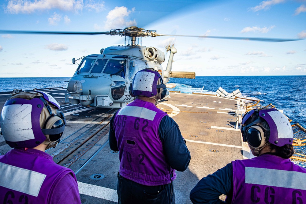 USS Chancellorsville Conducts Flight Ops