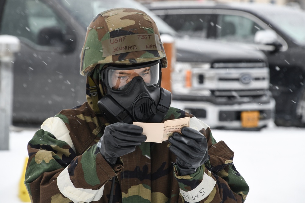 168th Wing Airmen stay mission ready with CBRN Training