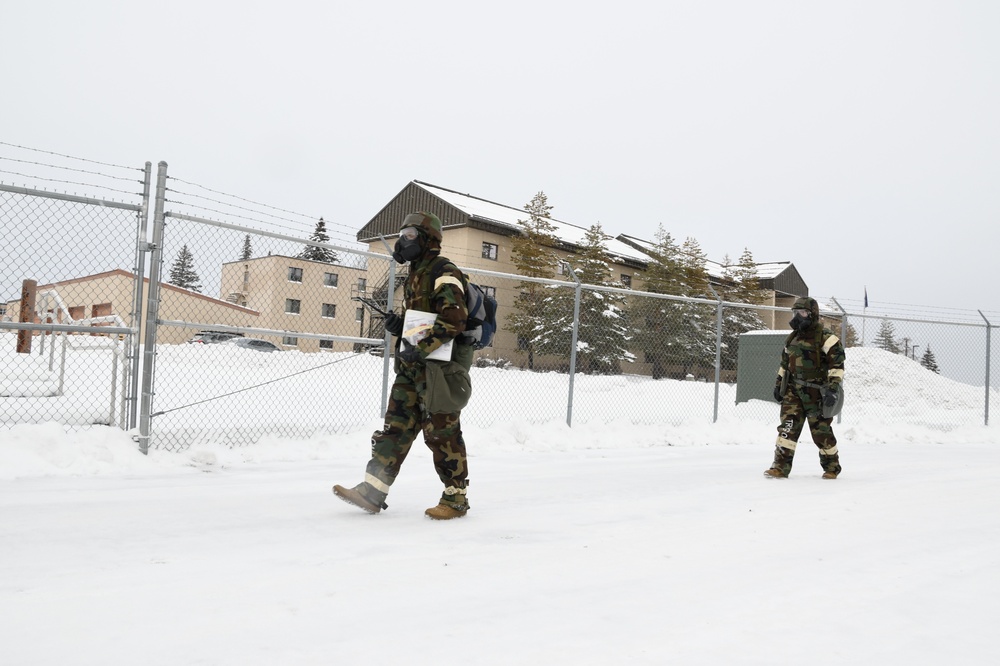 168th Wing Airmen stay mission ready with CBRN Training